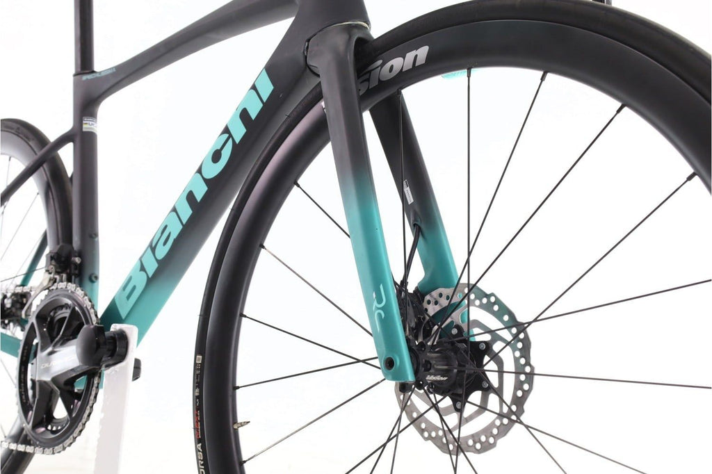 Produit reconditionné · Bianchi Specialissima Di2 12V · Noir / Vélo de route | Très bon état