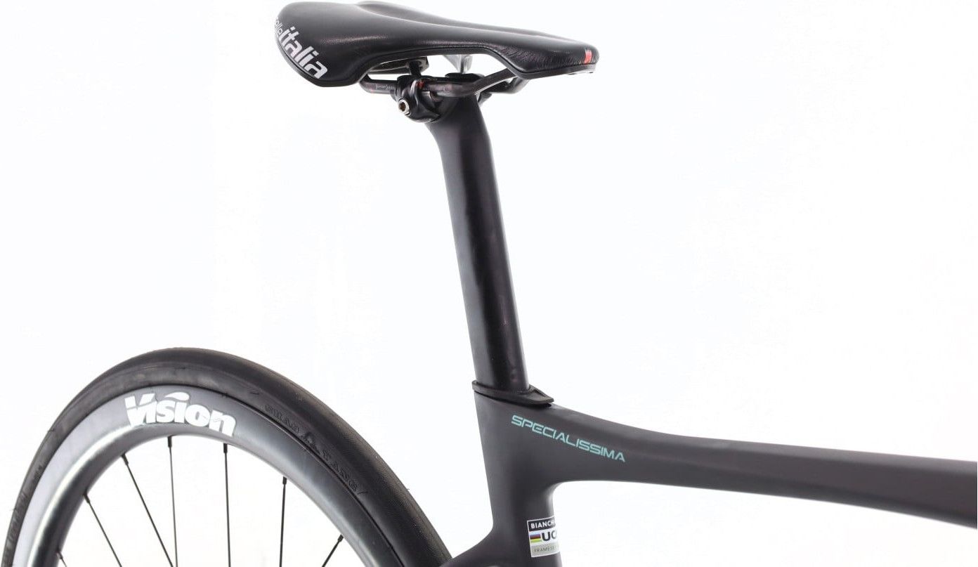 Produit reconditionné · Bianchi Specialissima Di2 12V · Noir / Vélo de route | Très bon état
