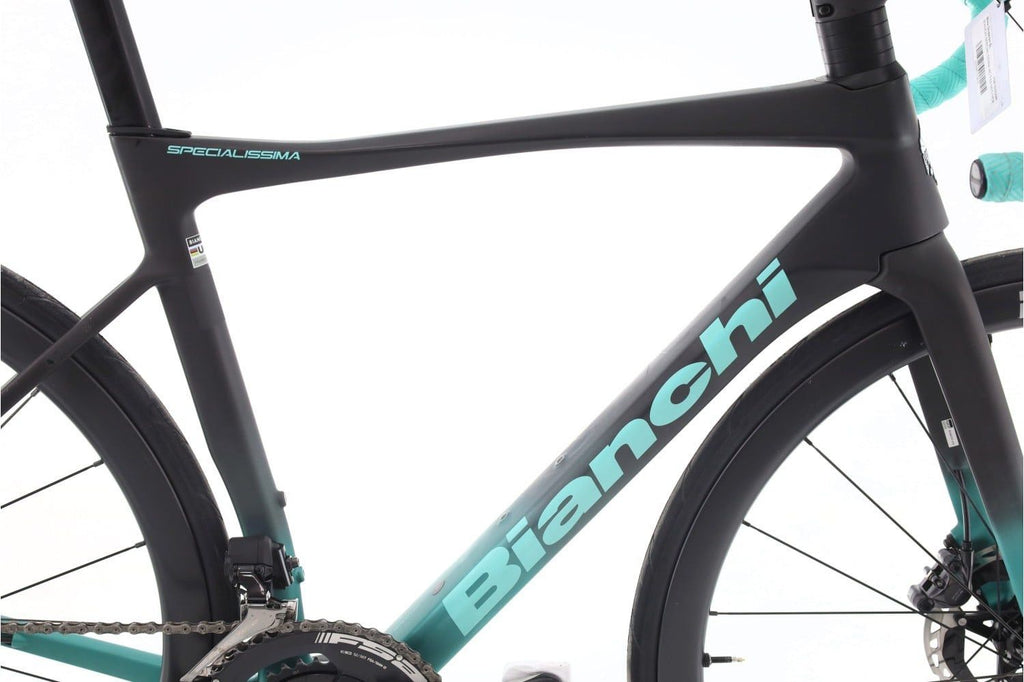 Produit reconditionné · Bianchi Specialissima Di2 12V · Noir / Vélo de route | Très bon état