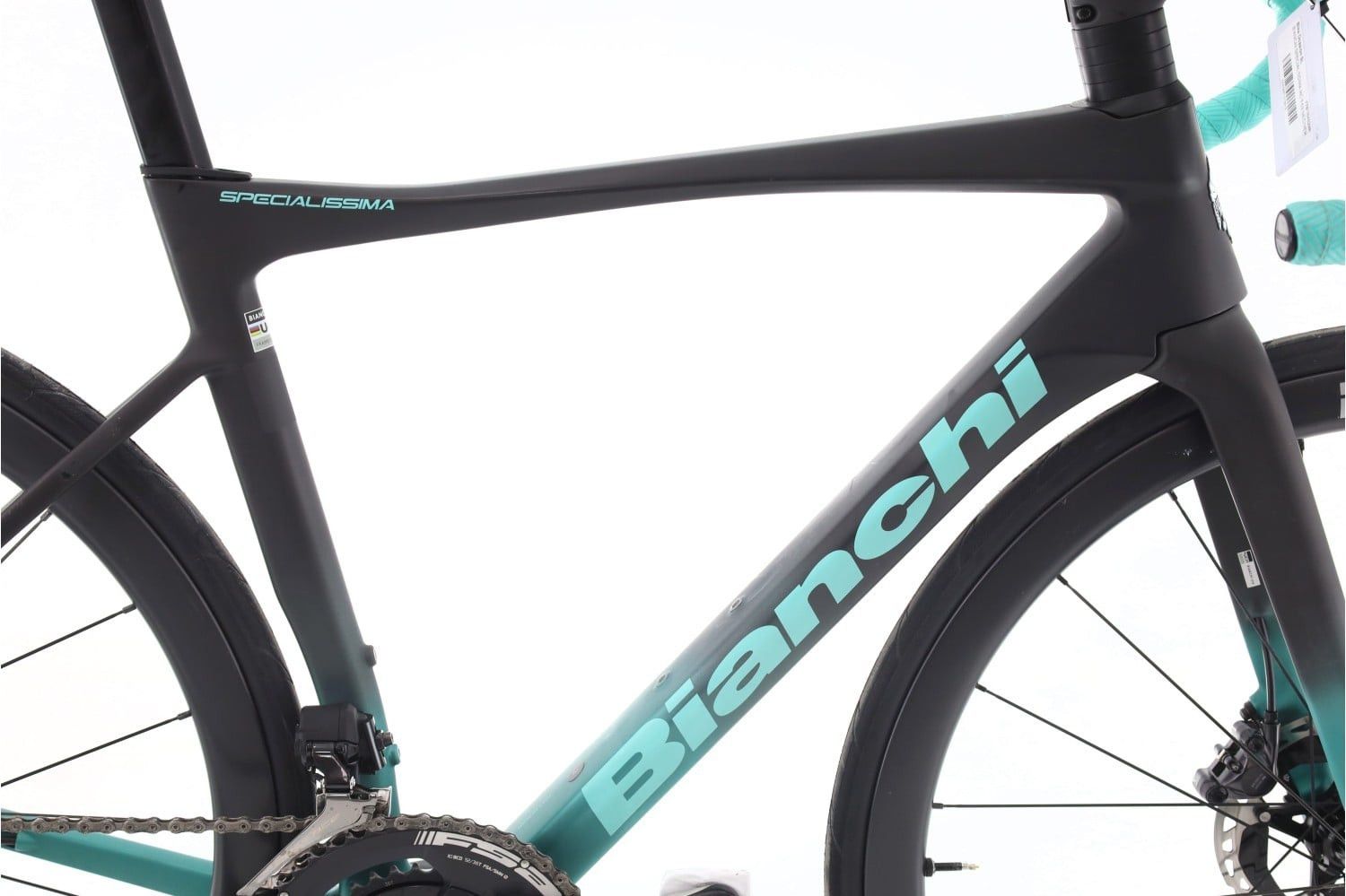 Produit reconditionné · Bianchi Specialissima Di2 12V · Noir / Vélo de route | Très bon état