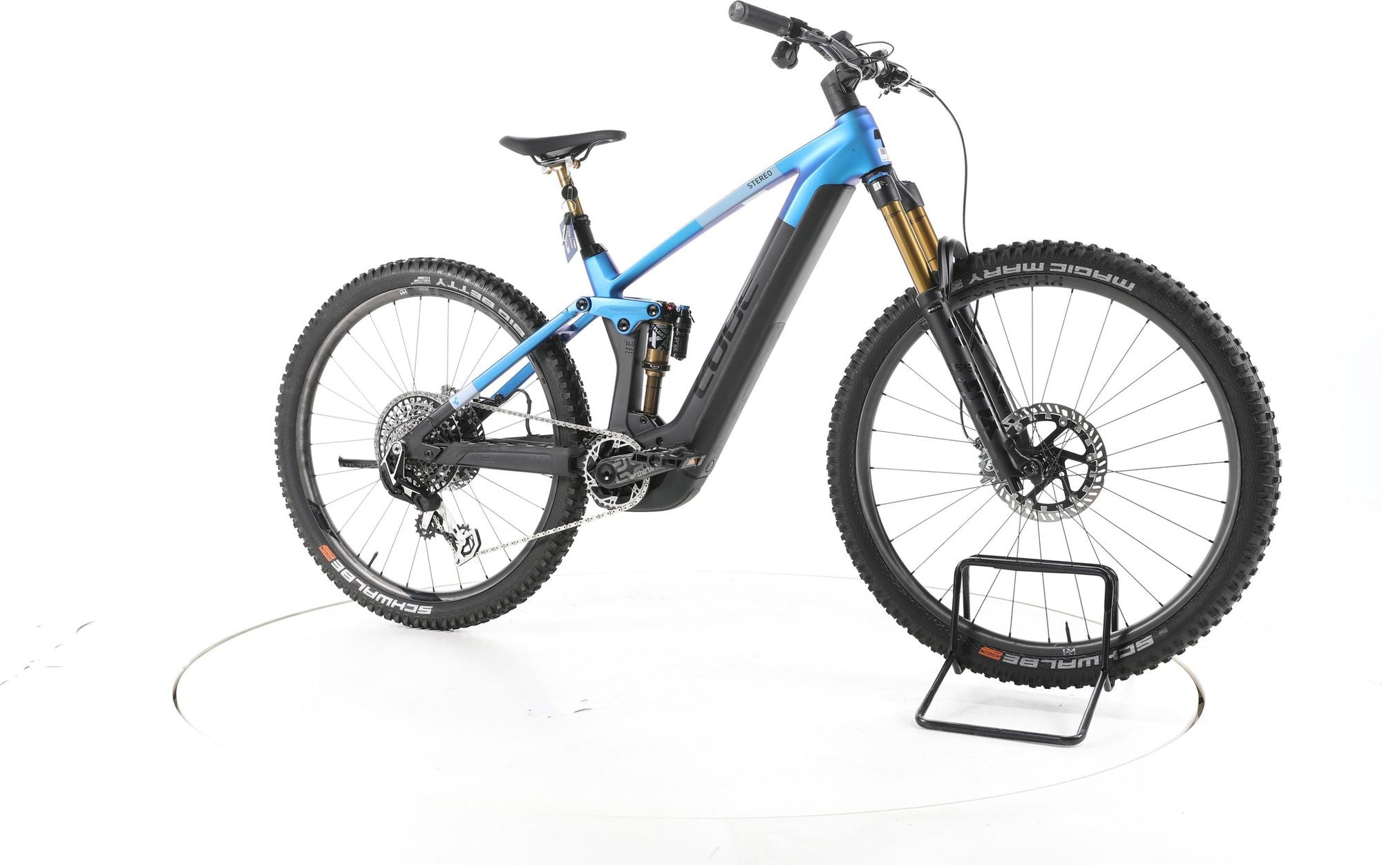 Produit reconditionné - Cube Stereo Hybrid 140 HPC SLT Fully E-Bike Carbon  - Très Bon Etat