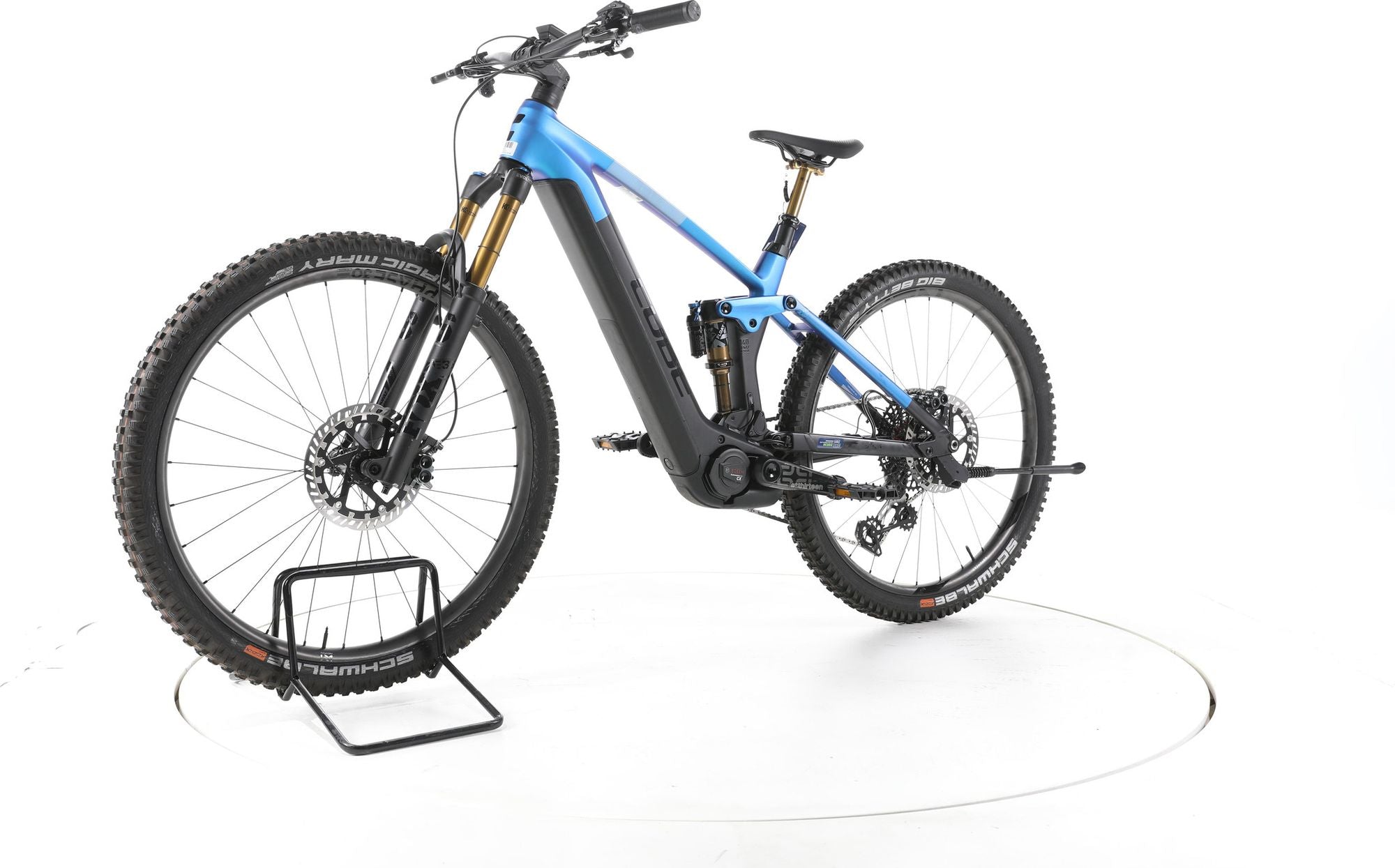 Produit reconditionné - Cube Stereo Hybrid 140 HPC SLT Fully E-Bike Carbon  - Très Bon Etat