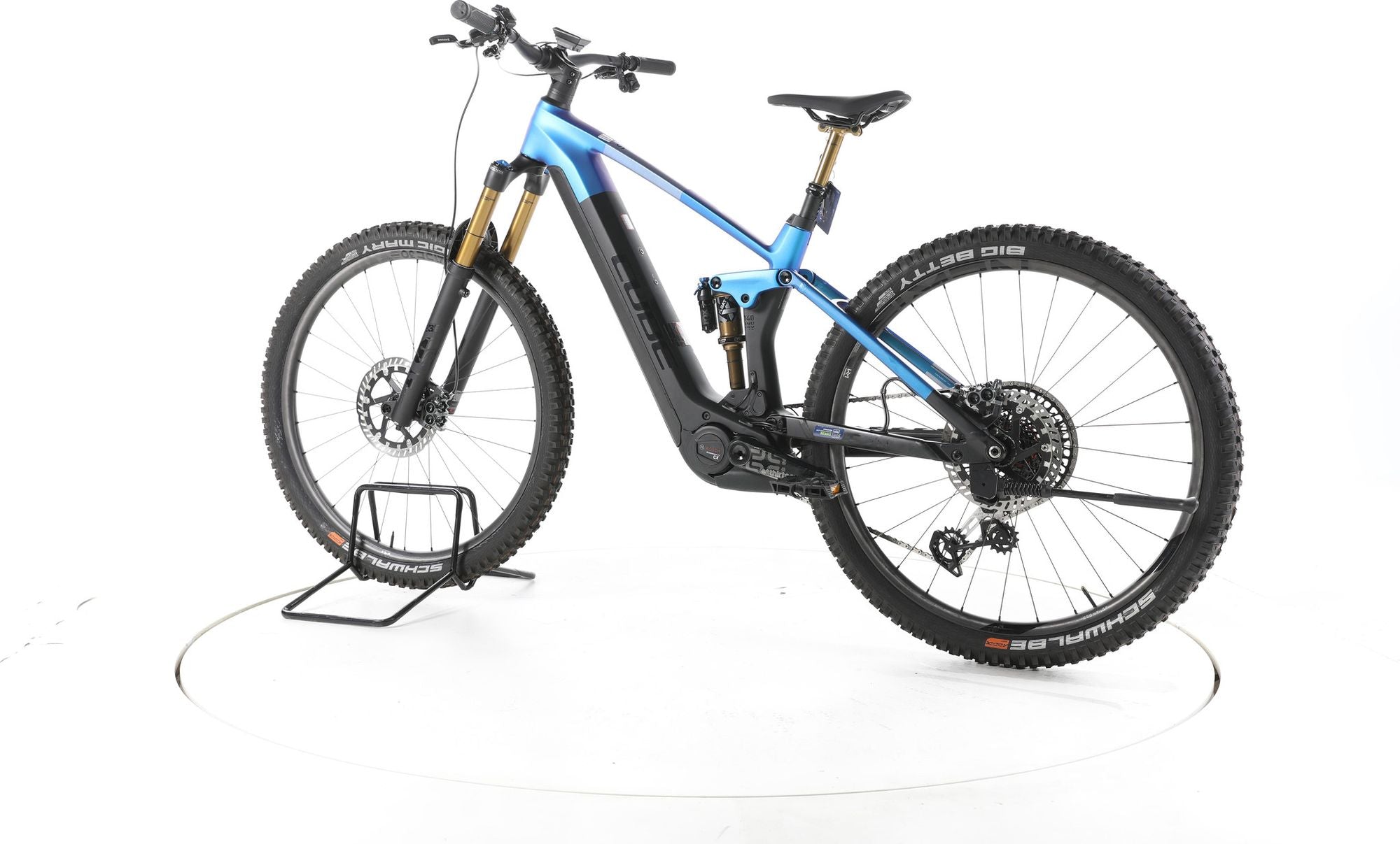 Produit reconditionné - Cube Stereo Hybrid 140 HPC SLT Fully E-Bike Carbon  - Très Bon Etat