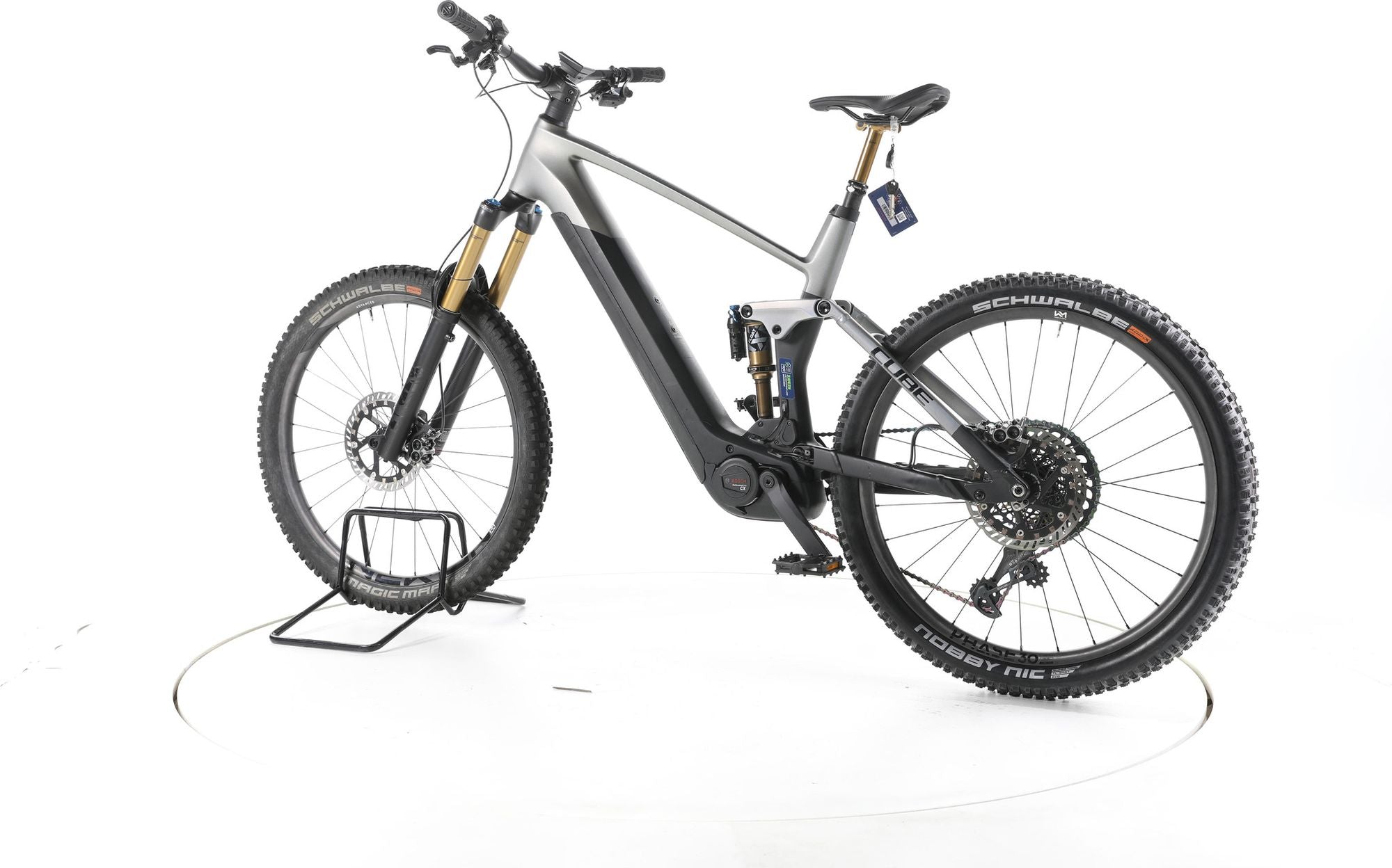 Produit reconditionné - Cube Stereo Hybrid 160 HPC SLT Fully E-Bike Carbon - Très Bon Etat