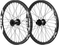 Paire de Roues Carbone Pride Wave Blanc Mat Fusion 20/15mm Noir