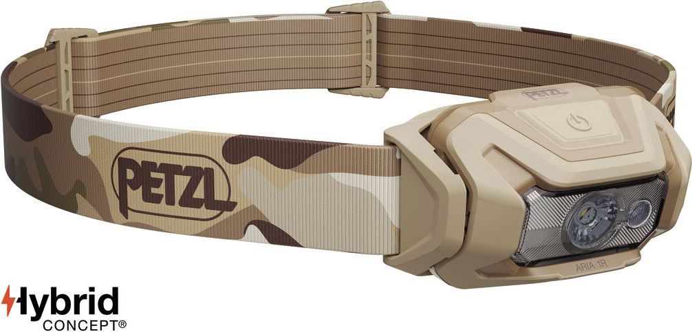 Lampe Frontale Petzl Aria 1R RGB 475 Lumens Camo