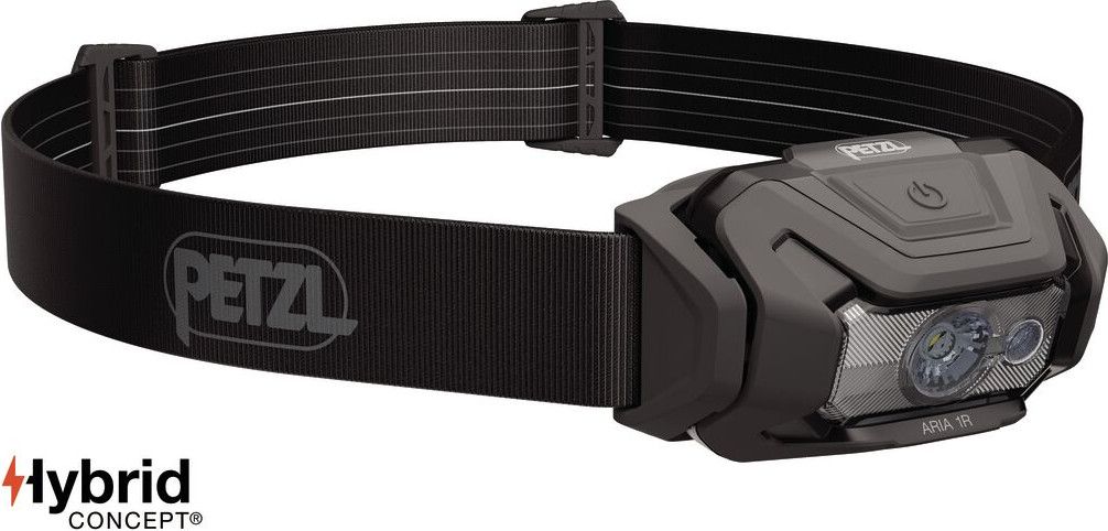 Lampe Frontale Petzl Aria 1R RGB 475 Lumens Noir