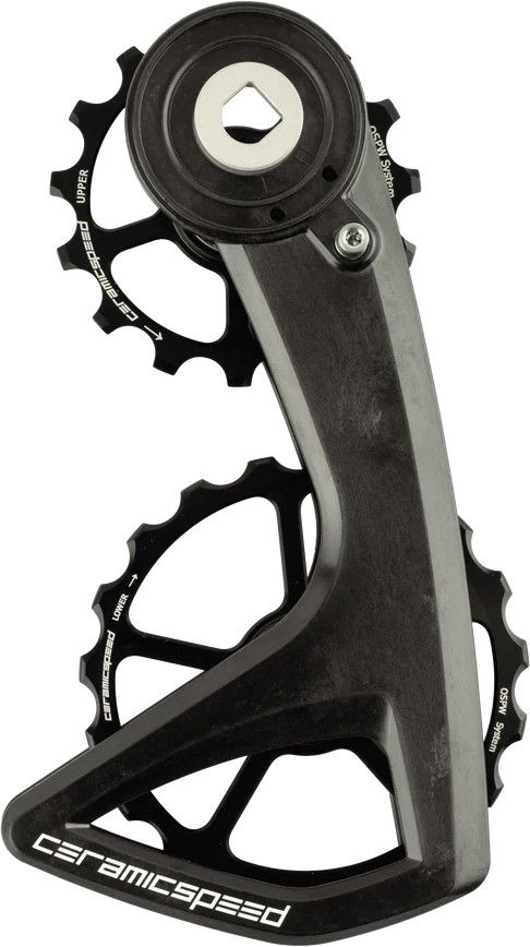 Chape de Dérailleur Ceramicspeed OSPW RS 5-Spoke Sram Red D1/E1 et Force D1 AXS Route 12V V2 Noir
