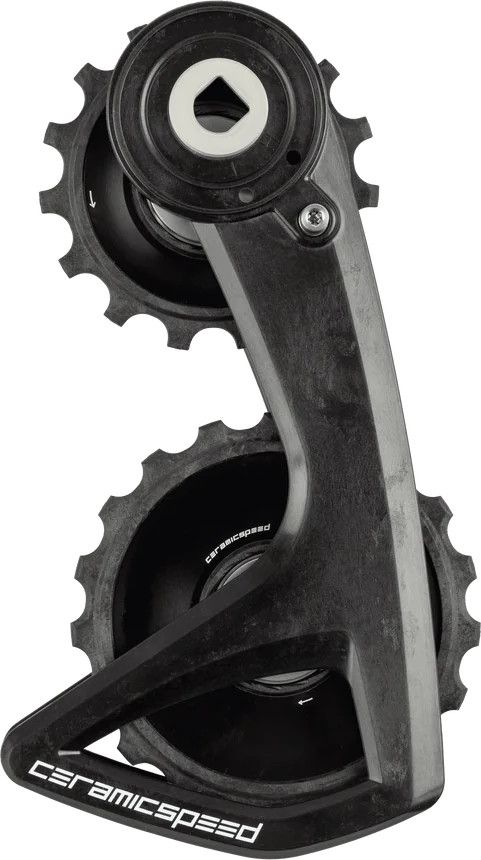 Chape de Dérailleur Ceramicspeed OSPW RS Alpha Sram Red D1/E1 et Force D1 AXS Route 12V  V2 Noir