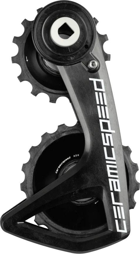 Chape de Dérailleur Ceramicspeed OSPW RS Alpha Sram Red D1/E1 et Force D1 AXS Route 12V  V2 Noir Team