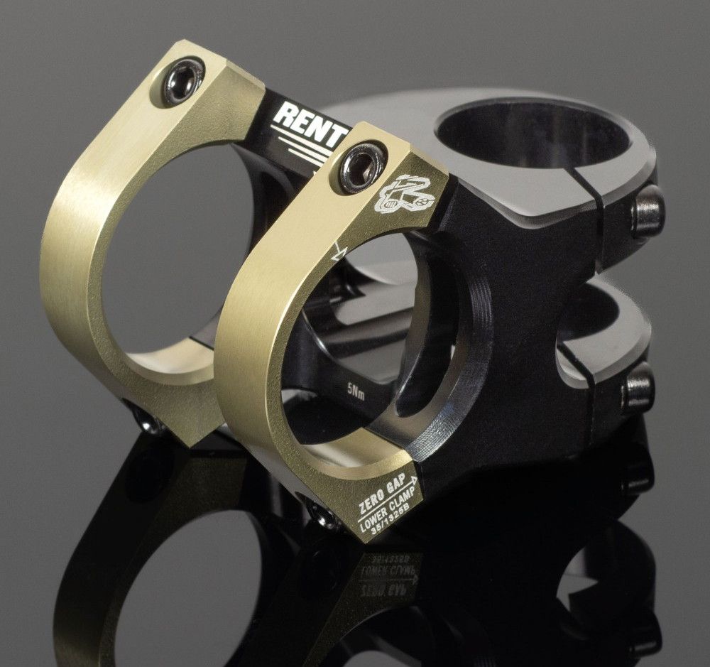 Potence Renthal Apex V2 35 mm Noir/Or
