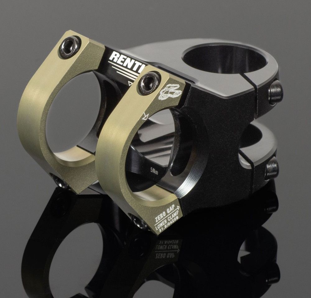 Potence Renthal Apex V2 31.8 mm Noir/Or