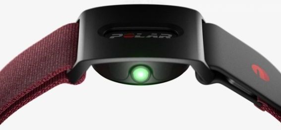 Brassard Cardio Bluetooth Polar Verity Sense Rouge Foncé - Produit Reconditionné
