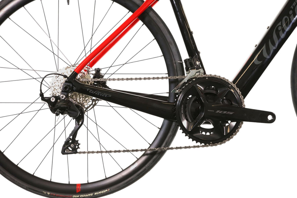 Vélo de Route Électrique Wilier Triestina Garda Hybrid Shimano 105 12V 250 Wh 700 mm Noir Rouge