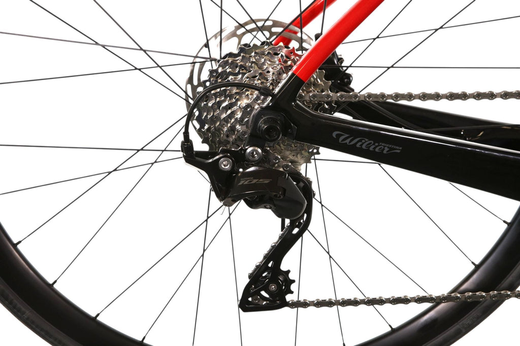 Vélo de Route Électrique Wilier Triestina Garda Hybrid Shimano 105 12V 250 Wh 700 mm Noir Rouge