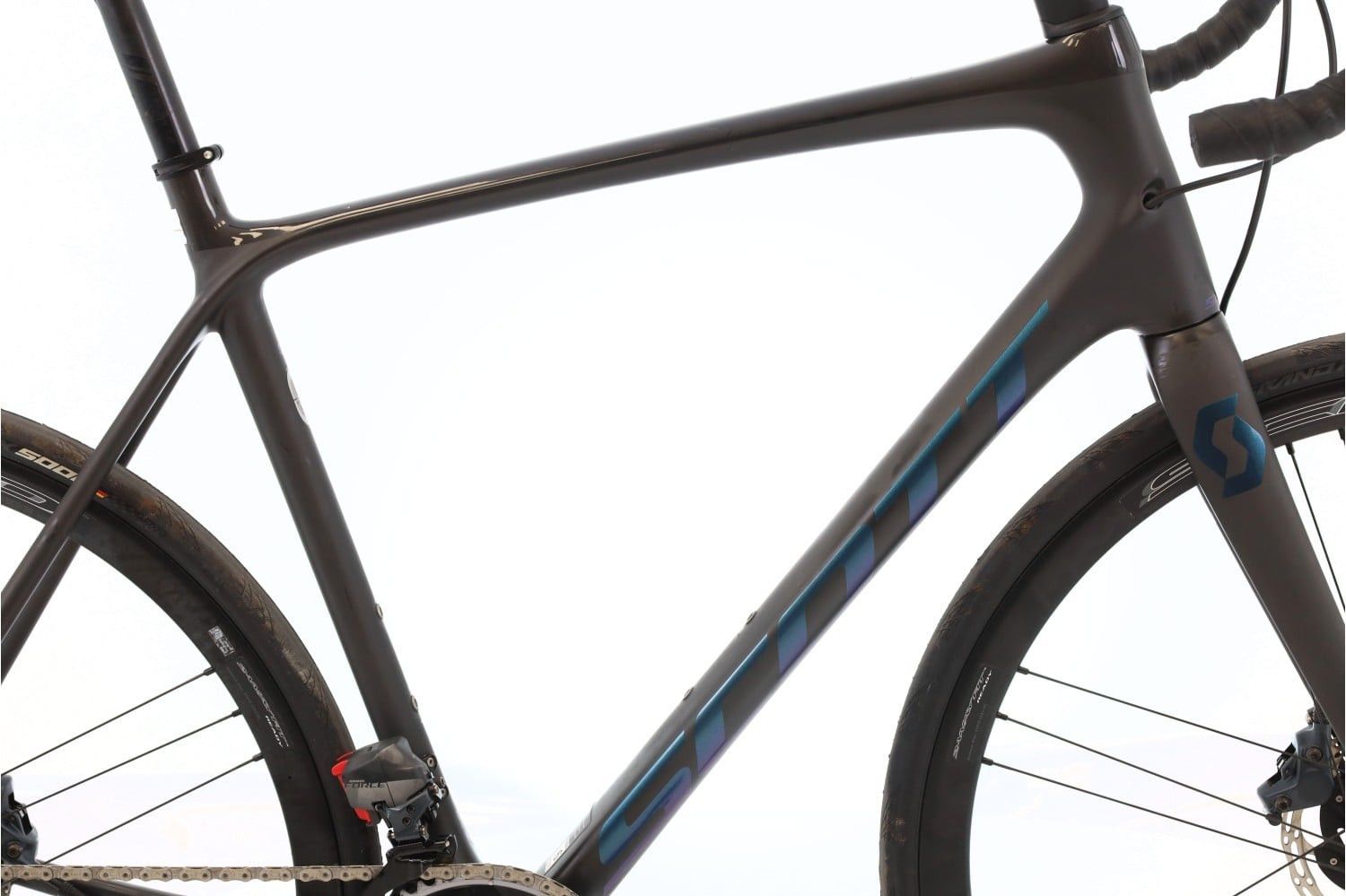Produit reconditionné · Scott Addict SE AXS 12V · Gris / Vélo de route | Très bon état