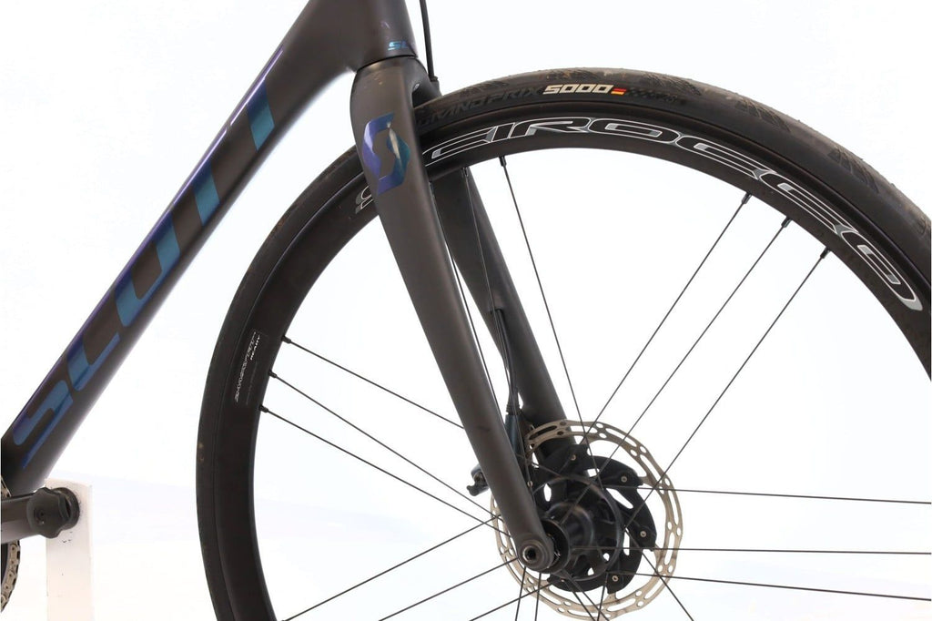 Produit reconditionné · Scott Addict SE AXS 12V · Gris / Vélo de route | Très bon état
