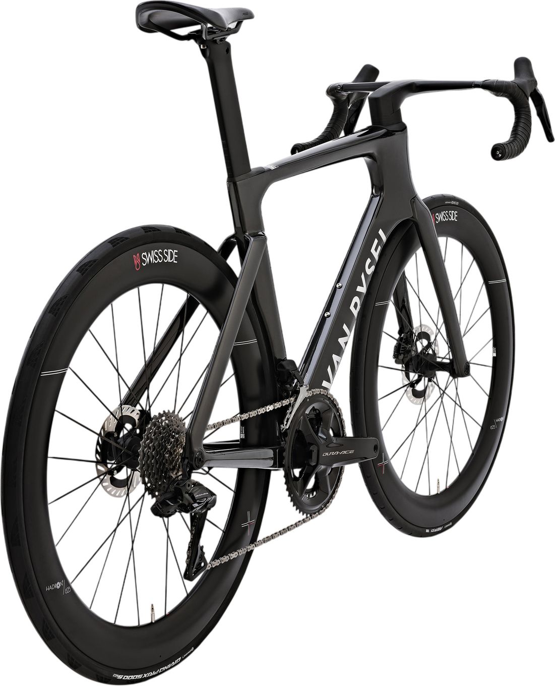 Vélo de Route Van Rysel RCR-F Pro Shimano Dura Ace Di2 12V 700 mm Noir Carbon Raw Signature