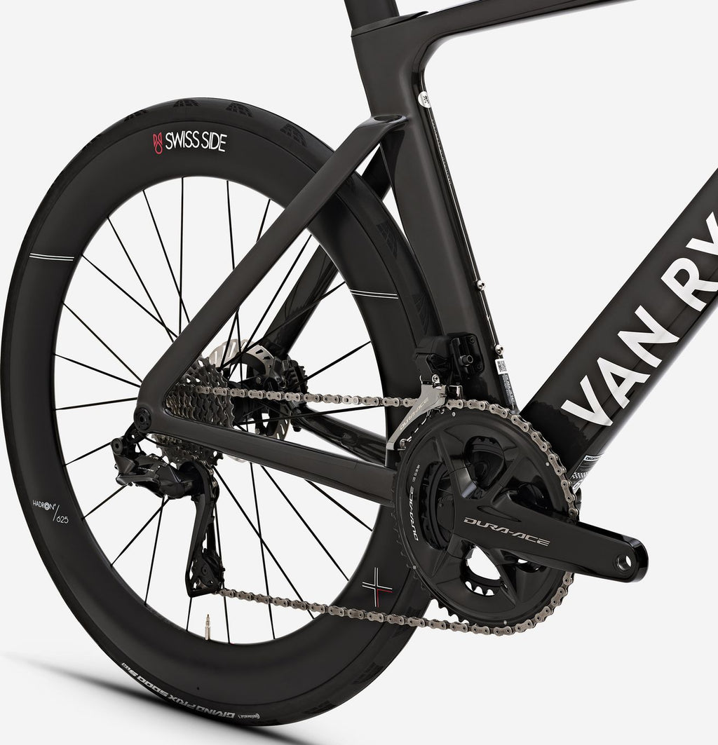 Vélo de Route Van Rysel RCR-F Pro Shimano Dura Ace Di2 12V 700 mm Noir Carbon Raw Signature