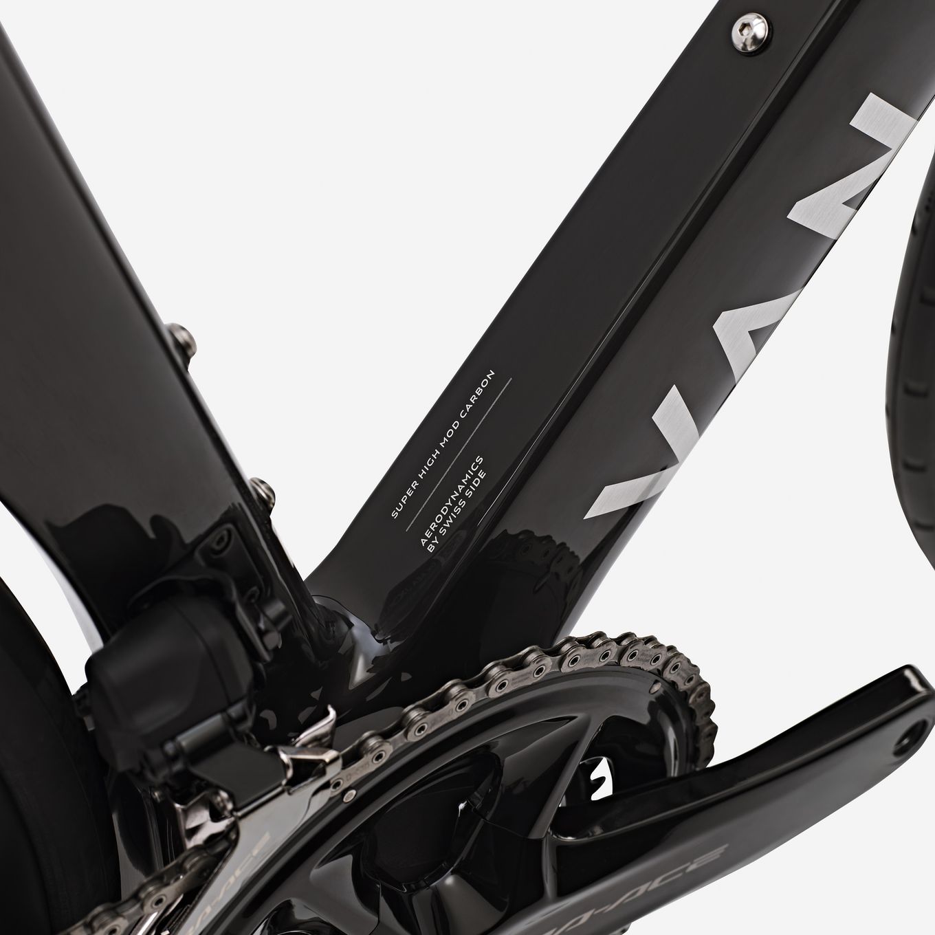Vélo de Route Van Rysel RCR-F Pro Shimano Dura Ace Di2 12V 700 mm Noir Carbon Raw Signature