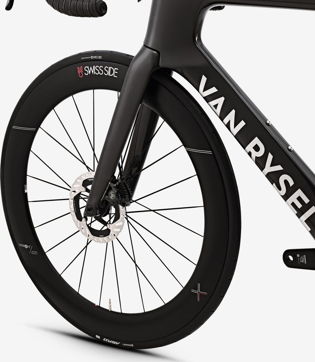 Vélo de Route Van Rysel RCR-F Pro Shimano Dura Ace Di2 12V 700 mm Noir Carbon Raw Signature