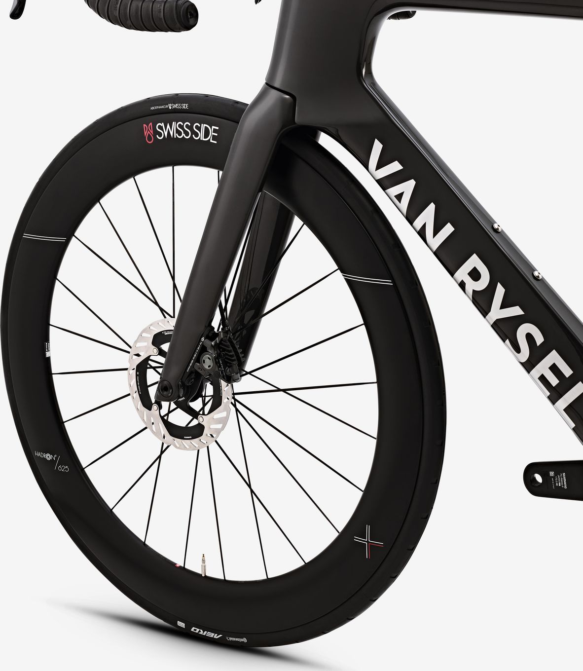 Vélo de Route Van Rysel RCR-F Pro Shimano Dura Ace Di2 12V 700 mm Noir Carbon Raw Signature