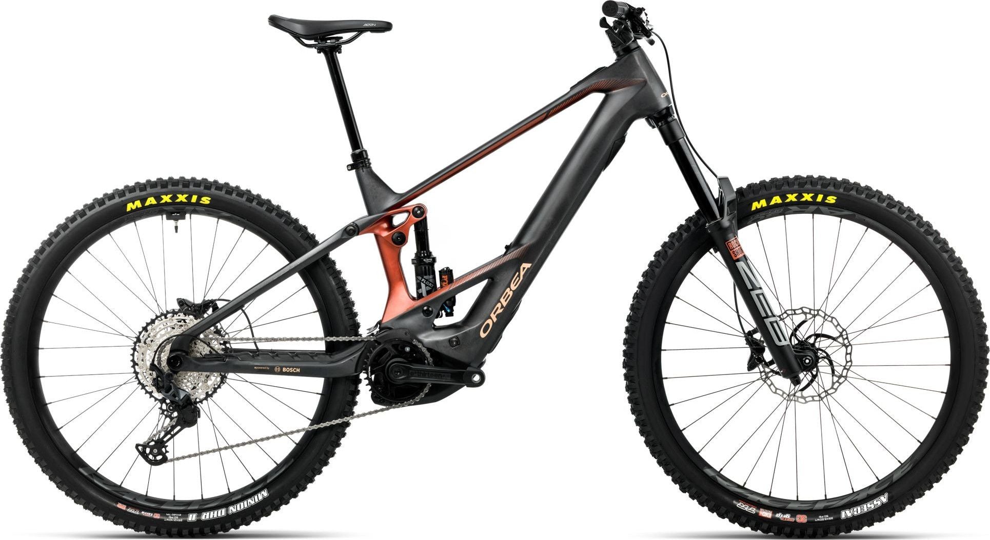 VTT Électrique Tout-Suspendu Orbea Wild M20 12V 600 Wh Bosch 120 Nm 29/27.5" Noir Diamond Rouge Mars 2026