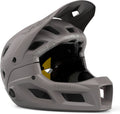 Casque avec Mentonnière Amovible Met Parachute MCR Mips Gris Mat