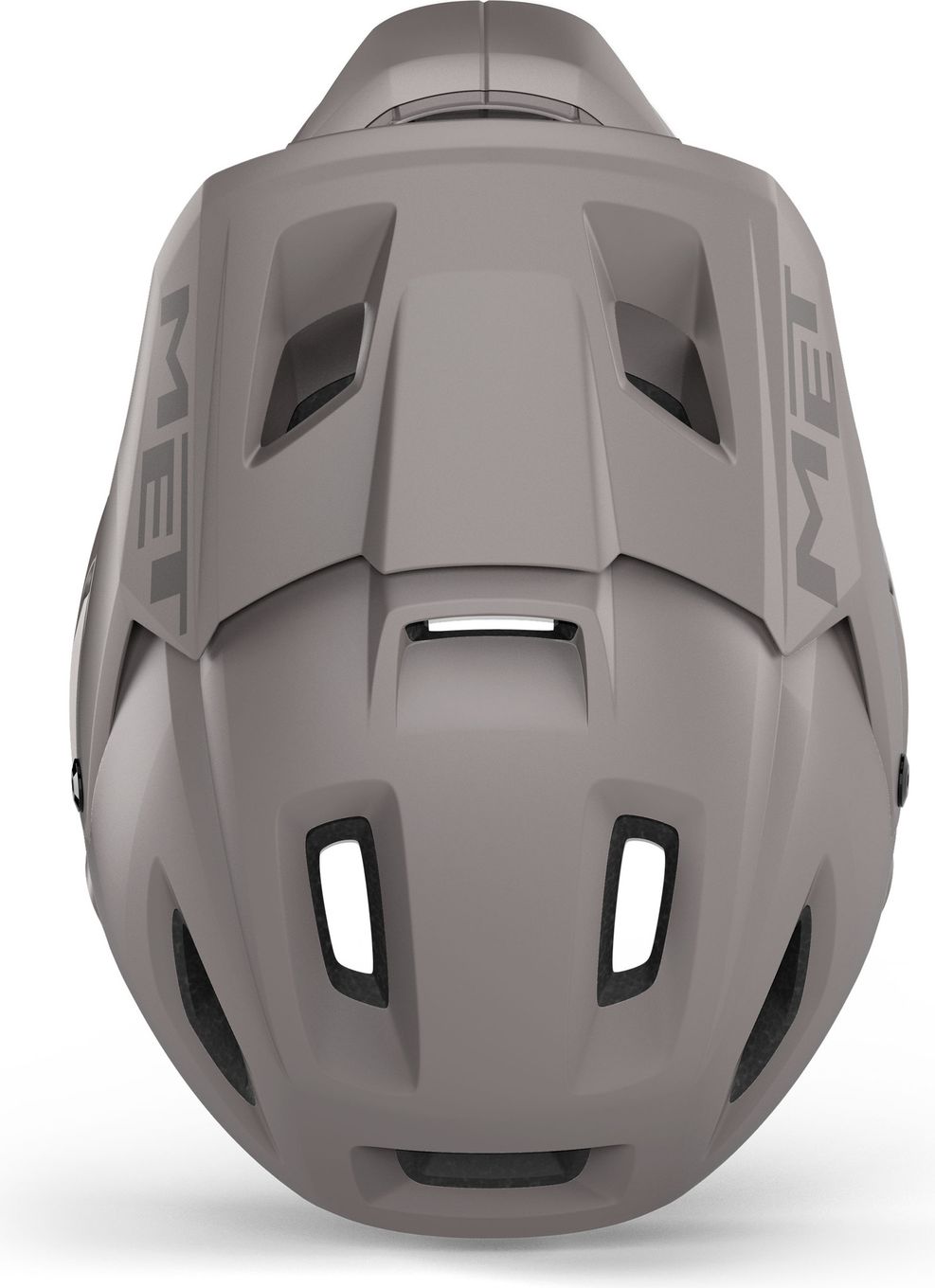 Casque avec Mentonnière Amovible Met Parachute MCR Mips Gris Mat