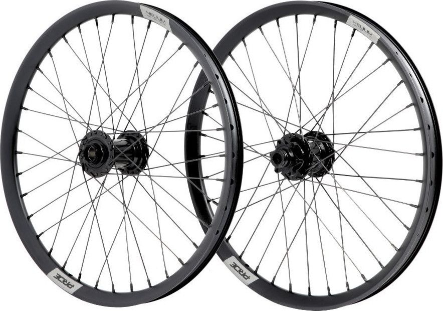 Paire de Roues Pro Alu 20  Disque Helium Pride Fusion 20/15mm Noir