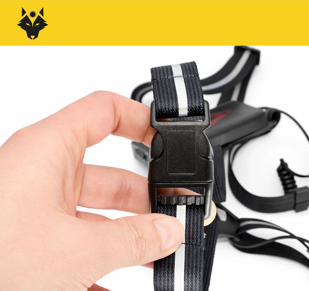Eclairage torse et dos RUN-700 - Gilet de sécurité rechargeable