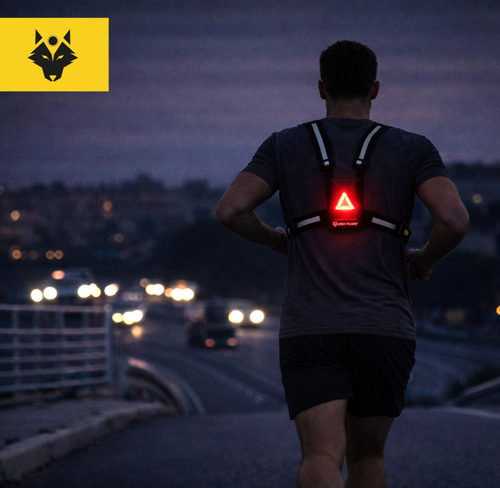 Eclairage torse et dos RUN-700 - Gilet de sécurité rechargeable