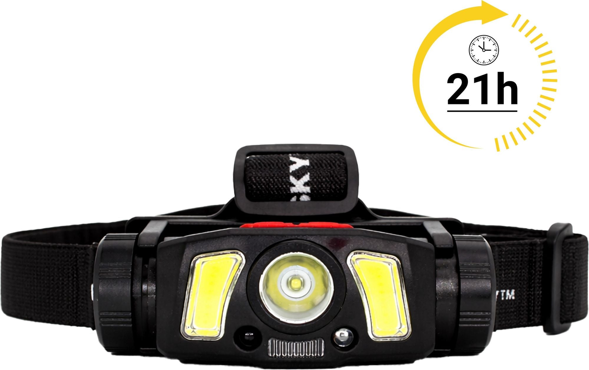 Lampe frontale 2 en 1  vélo HYBRIDE600 - Rechargeable / 300 lumens