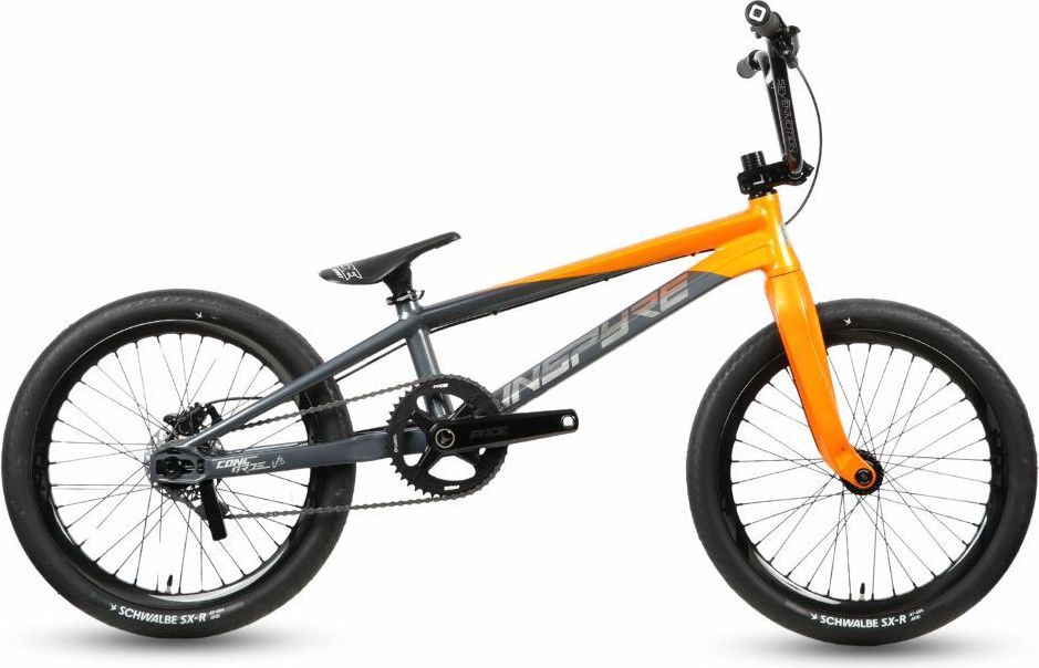 BMX Custom Inspyre Concorde V3 Pro XL Orange/Gris