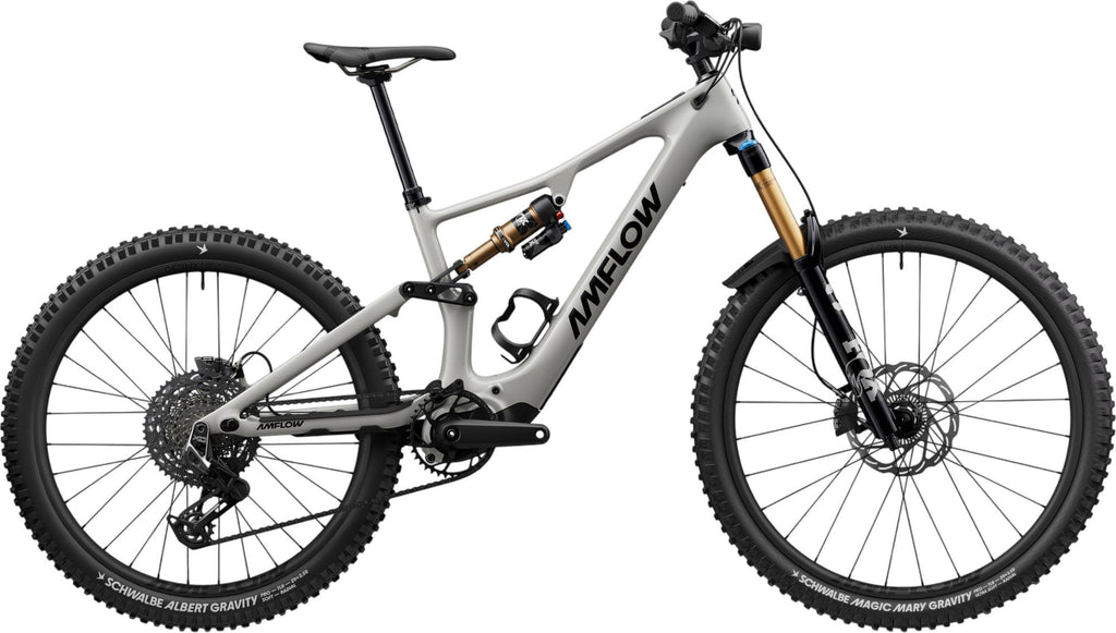 VTT Électrique Tout-Suspendu Amflow PX Carbon Pro 12v 700 Wh DJI 150 Nm 29''/27.5'' Gris 2026
