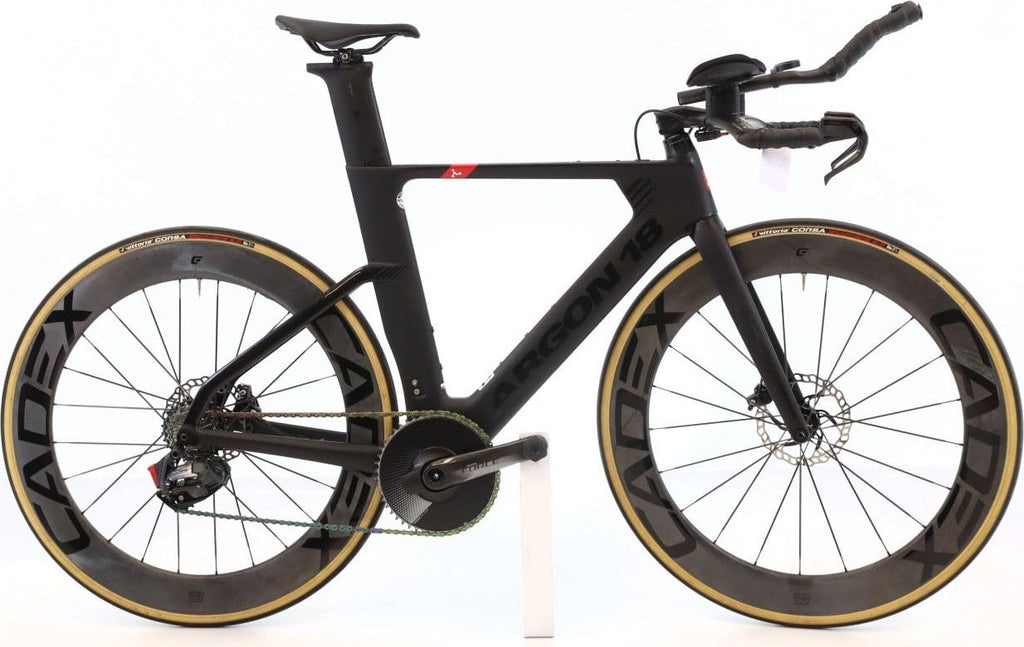 Produit reconditionné · Argon 18 E-117 TRI AXS 12V · Noir / Vélo de route | Très bon état