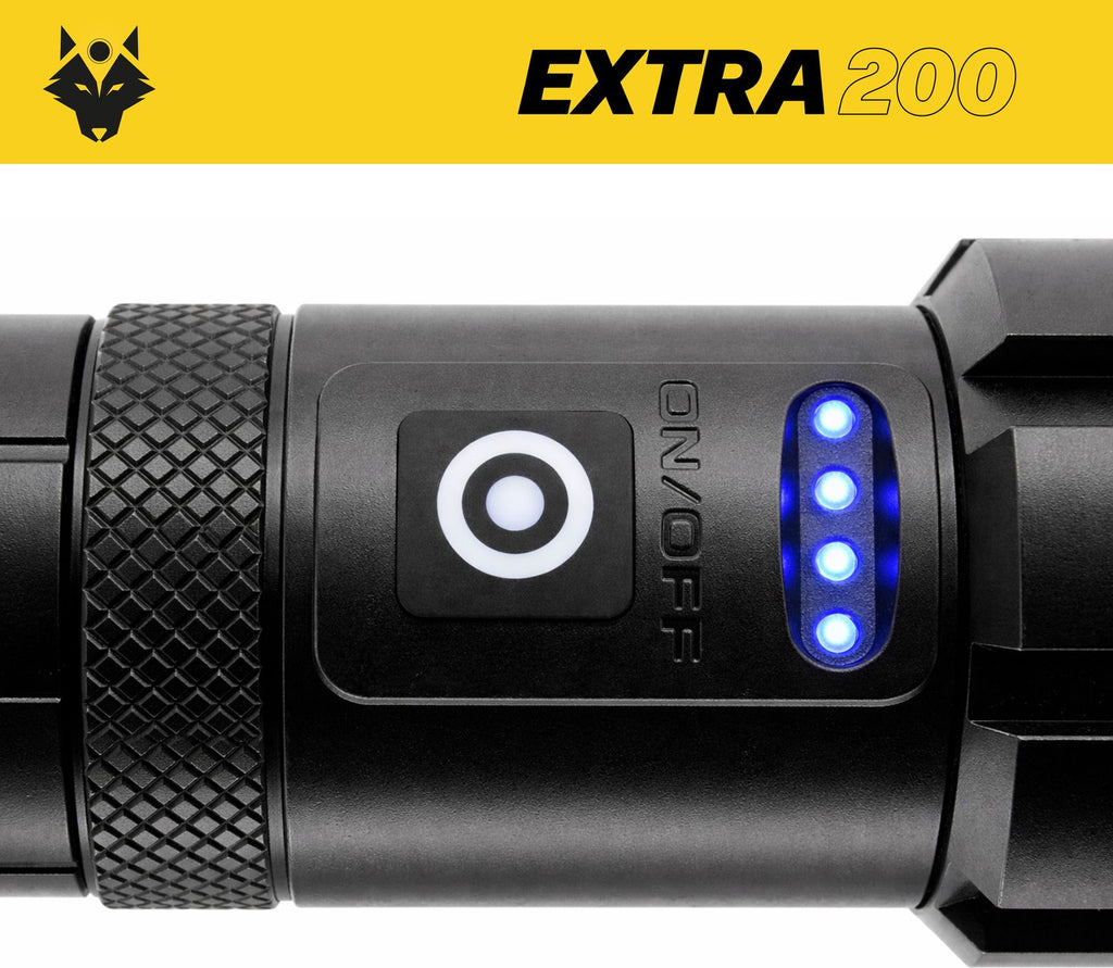 Lampe torche EXTRA200 - 2000 lumens - Batteries françaises / Rechargeable