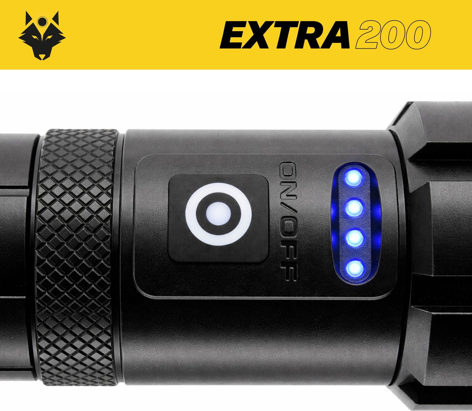 Lampe torche EXTRA200 - 2000 lumens - Batteries françaises / Rechargeable