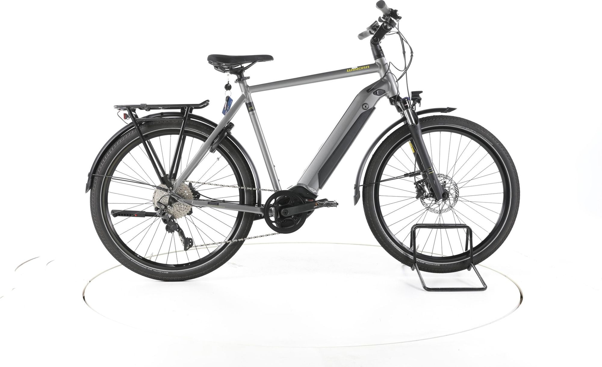Produit reconditionné - Winora Sinus iX10 Trekking E-Bike - Très Bon Etat