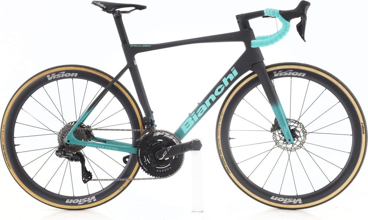 Produit reconditionné · Bianchi Specialissima Di2 12V · Noir / Vélo de route | Très bon état