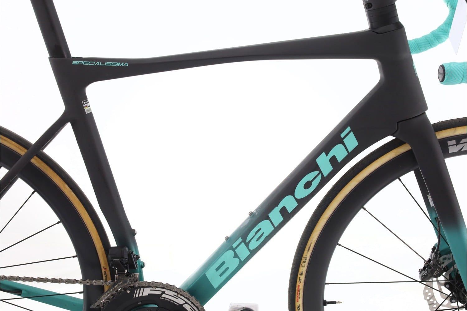 Produit reconditionné · Bianchi Specialissima Di2 12V · Noir / Vélo de route | Très bon état