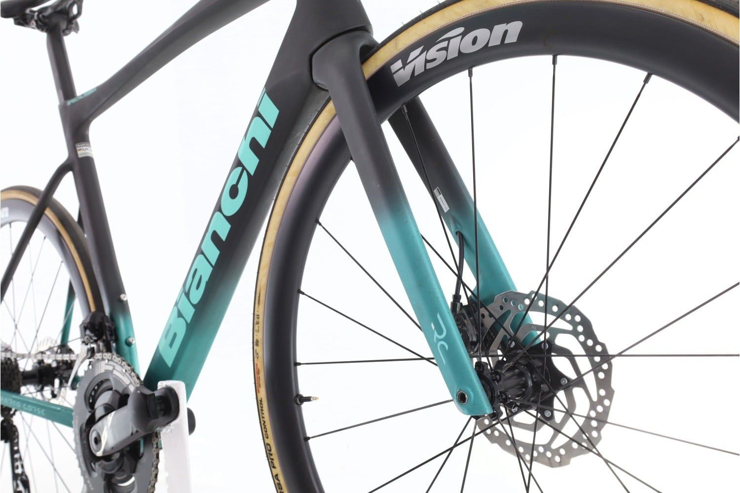 Produit reconditionné · Bianchi Specialissima Di2 12V · Noir / Vélo de route | Très bon état