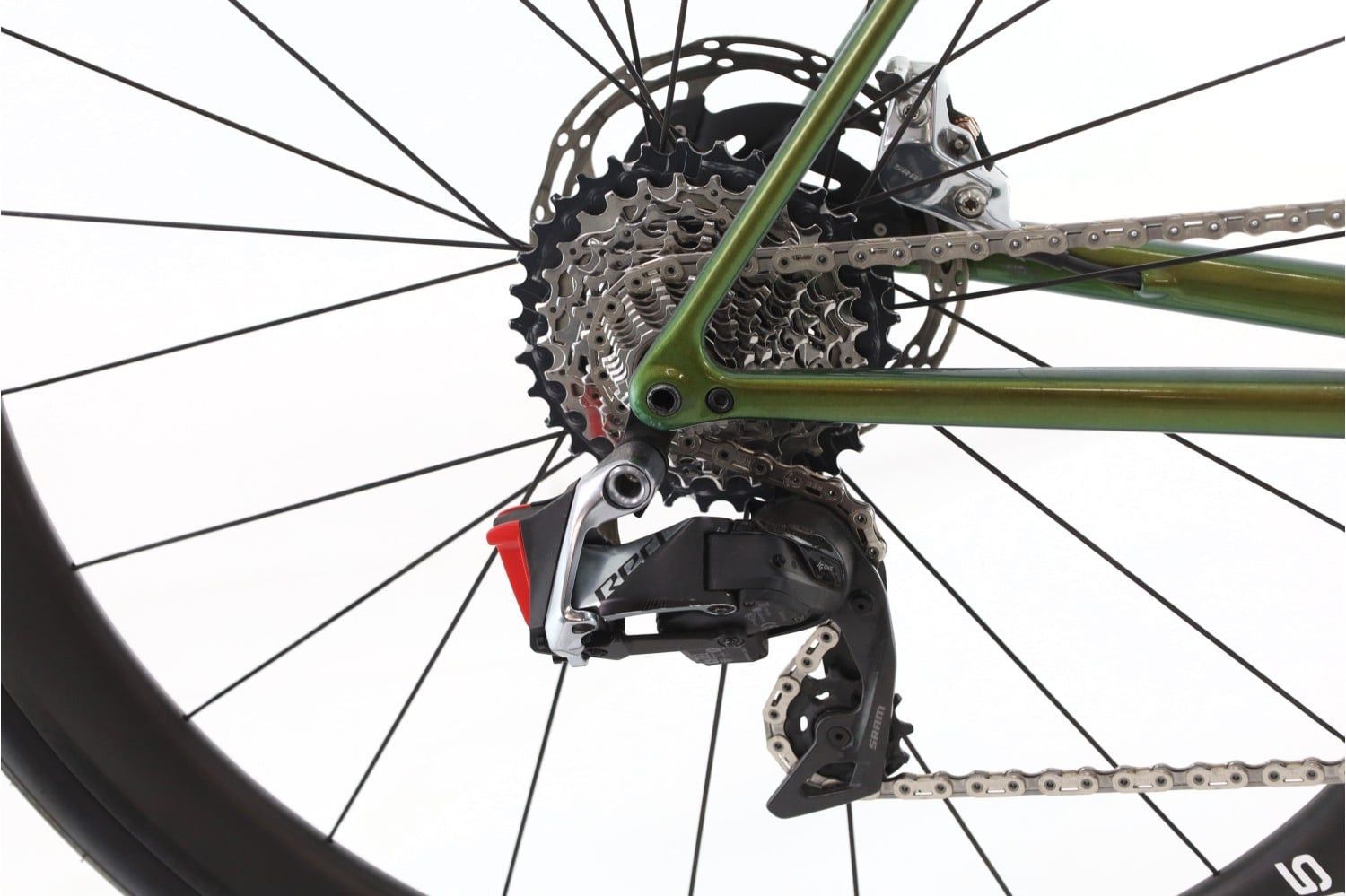 Produit reconditionné · Specialized Aethos S-Works AXS 12V · Vert / Vélo de route | Très bon état