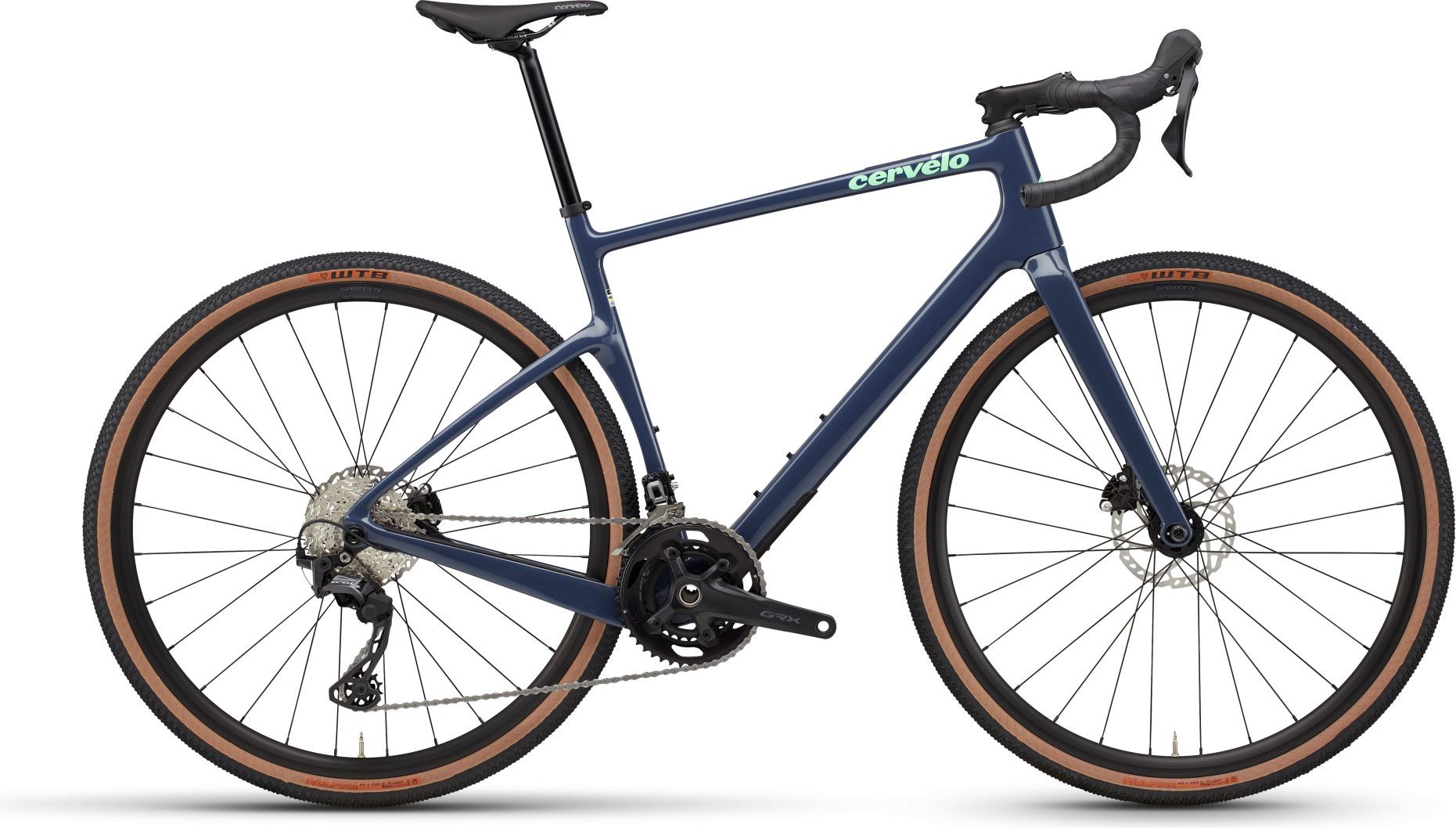Vélo de Gravel Cervélo Aspero Shimano GRX610 12V 700 mm Bleu 2024 54cm / 168-176 cm - Produit Reconditionné