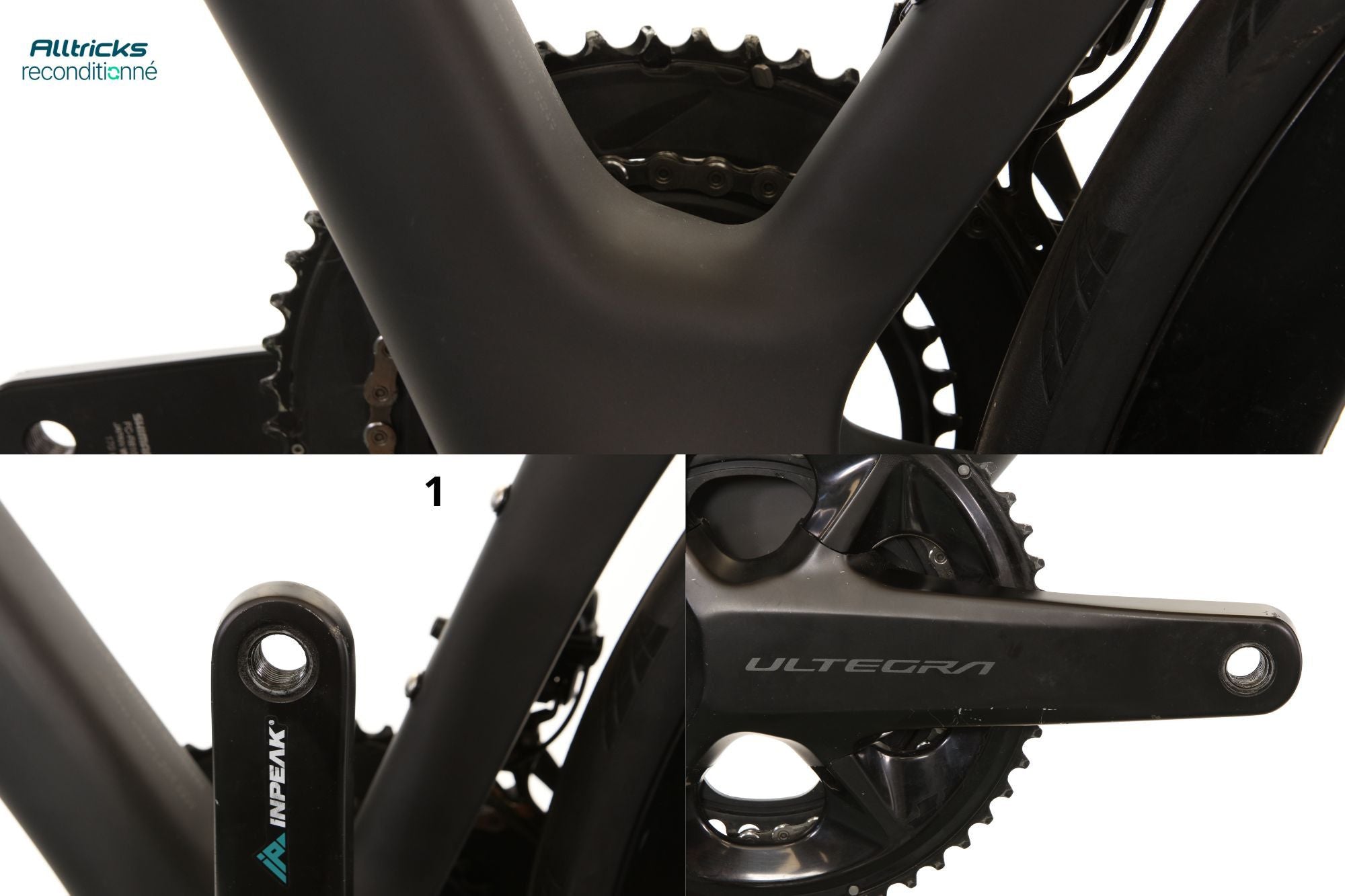 Vélo de Route Van Rysel RCR Pro Shimano Ultegra Di2 12V 700 mm Noir T.S /166-173 cm - Produit Reconditionnéé
