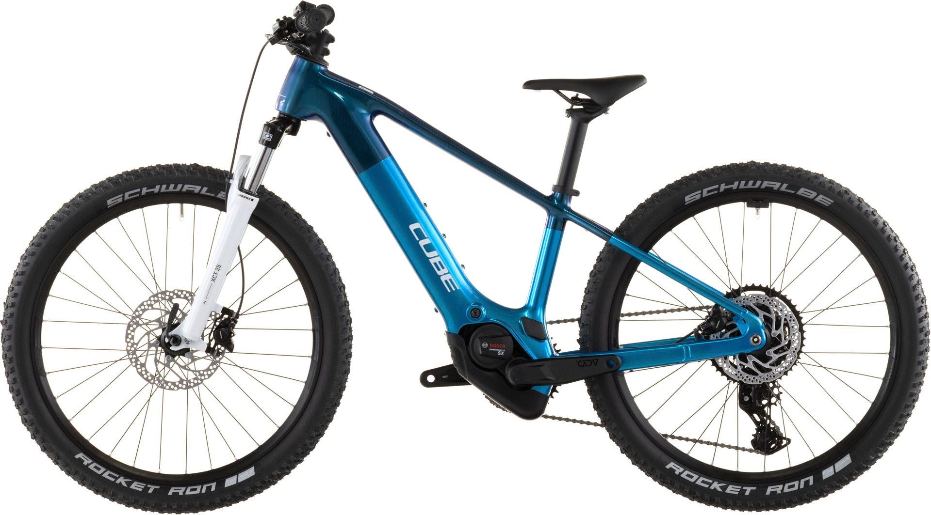 VTT Électrique Enfant Cube Acid 240 Hybrid Rookie Pro 400X Shimano 9V 400 Wh Bosch 55 Nm 24'' Bleu Actionteam 2026 8 - 11 ans