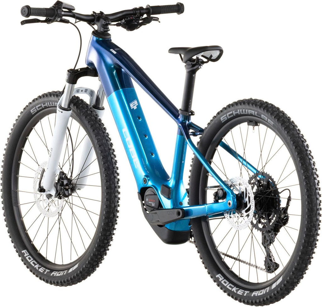 VTT Électrique Enfant Cube Acid 240 Hybrid Rookie Pro 400X Shimano 9V 400 Wh Bosch 55 Nm 24'' Bleu Actionteam 2026 8 - 11 ans