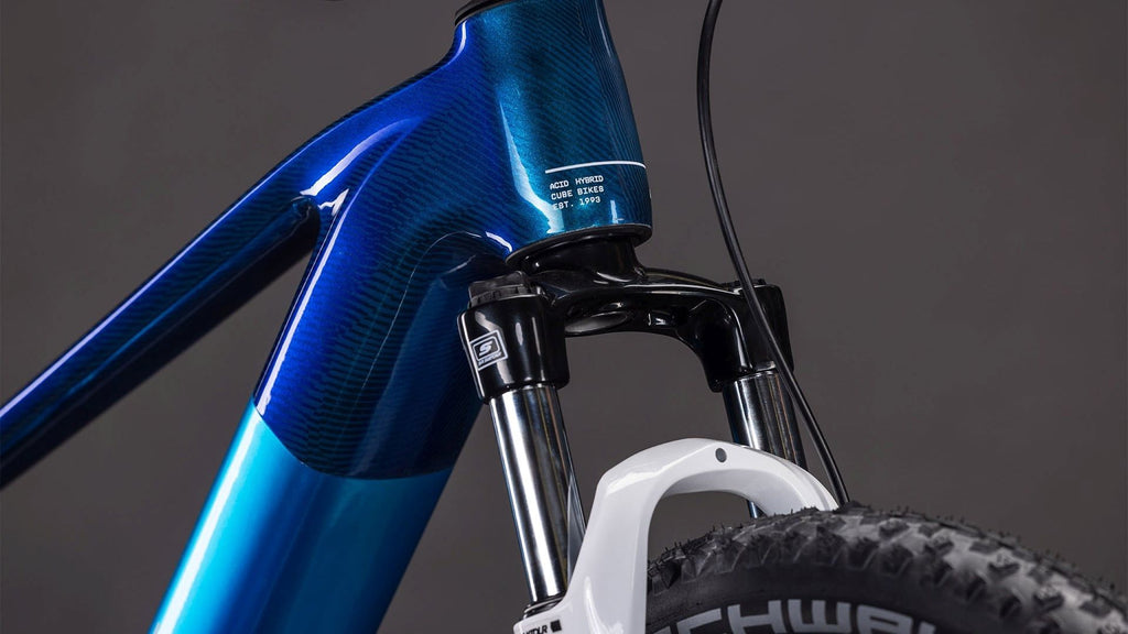 VTT Électrique Enfant Cube Acid 240 Hybrid Rookie Pro 400X Shimano 9V 400 Wh Bosch 55 Nm 24'' Bleu Actionteam 2026 8 - 11 ans