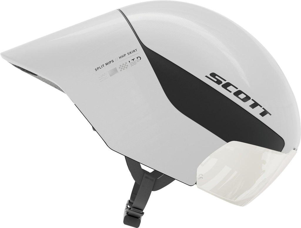 Casque Contre-la-Montre Scott Split Mips Blanc