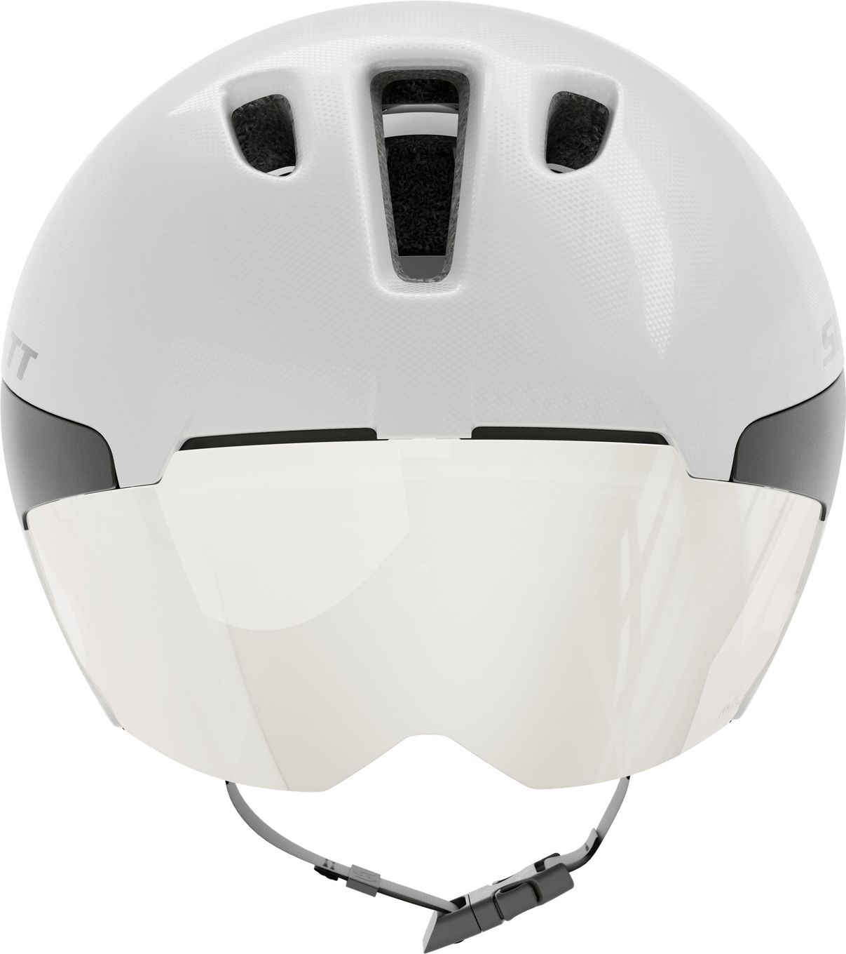 Casque Contre-la-Montre Scott Split Mips Blanc